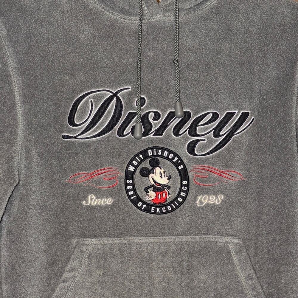 Disney Dark Green Fleece Kids Hoodie Size Small - Picture 2 of 4